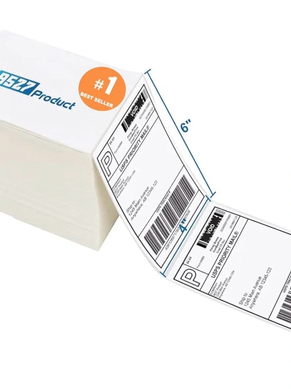 New Sticker Thermal Shipping Labels Pack of 500 4x6 Waterproof Strong Adhesive